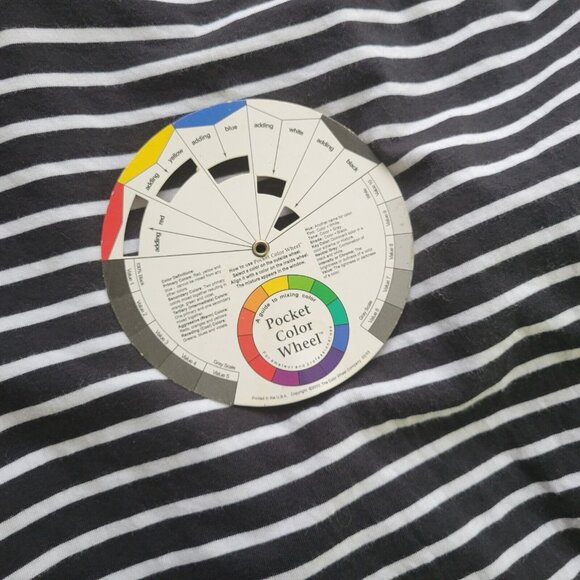 Calvin Klein Women Top 1X Tunic Performance Black Stripe Asymmetric STR191E - Picture 7 of 9